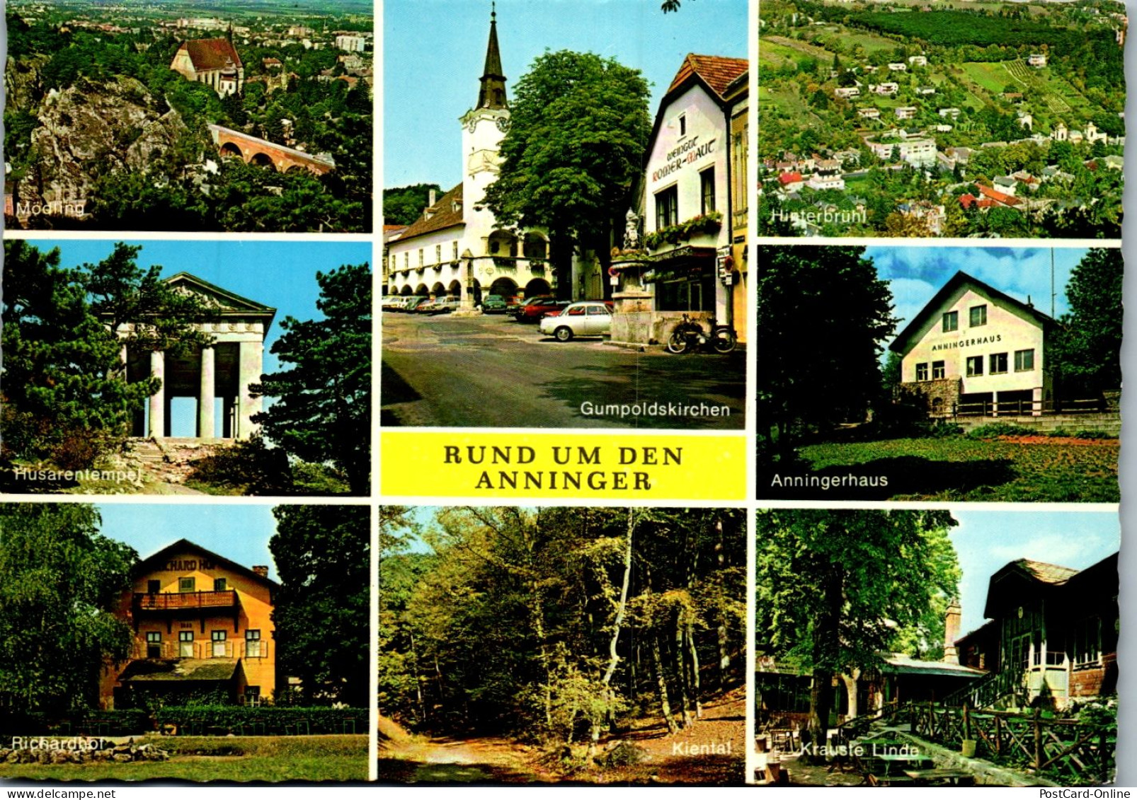 47404 - Niederösterreich - Anninger , Mödling , Richardhof , Anningerhaus , Kiental , Gumpoldskirchen - Nicht Gel. - Mödling