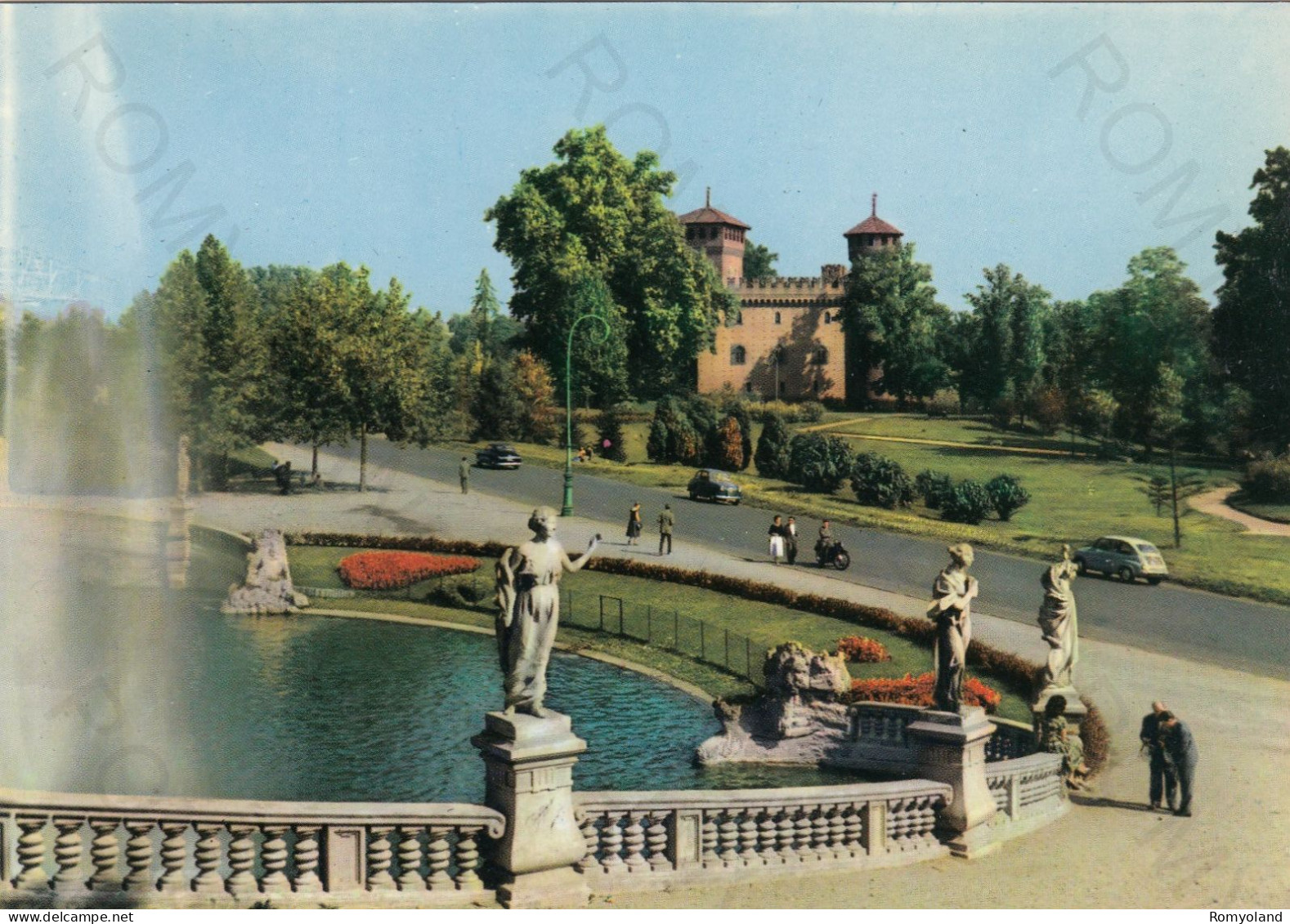 CARTOLINA  TORINO,PIEMONTE-PARCO DEL VALENTINO-FONTANA MONUMENTALE-STORIA,MEMORIA,CULTURA,BELLA ITALIA,NON VIAGGIATA - Parques & Jardines