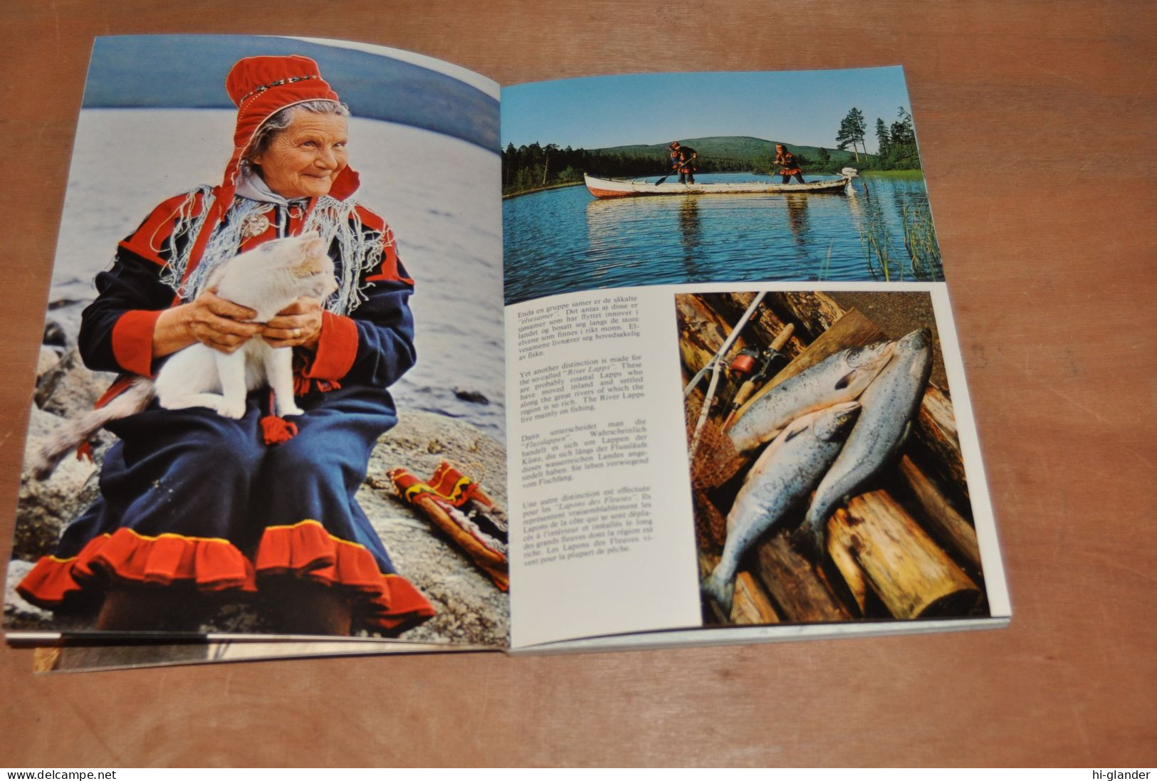 Lapponia  , Mennesker Og Reinsdyr ( Danois , Anglais , Français ) Hommes Et Rennes - Fotografia