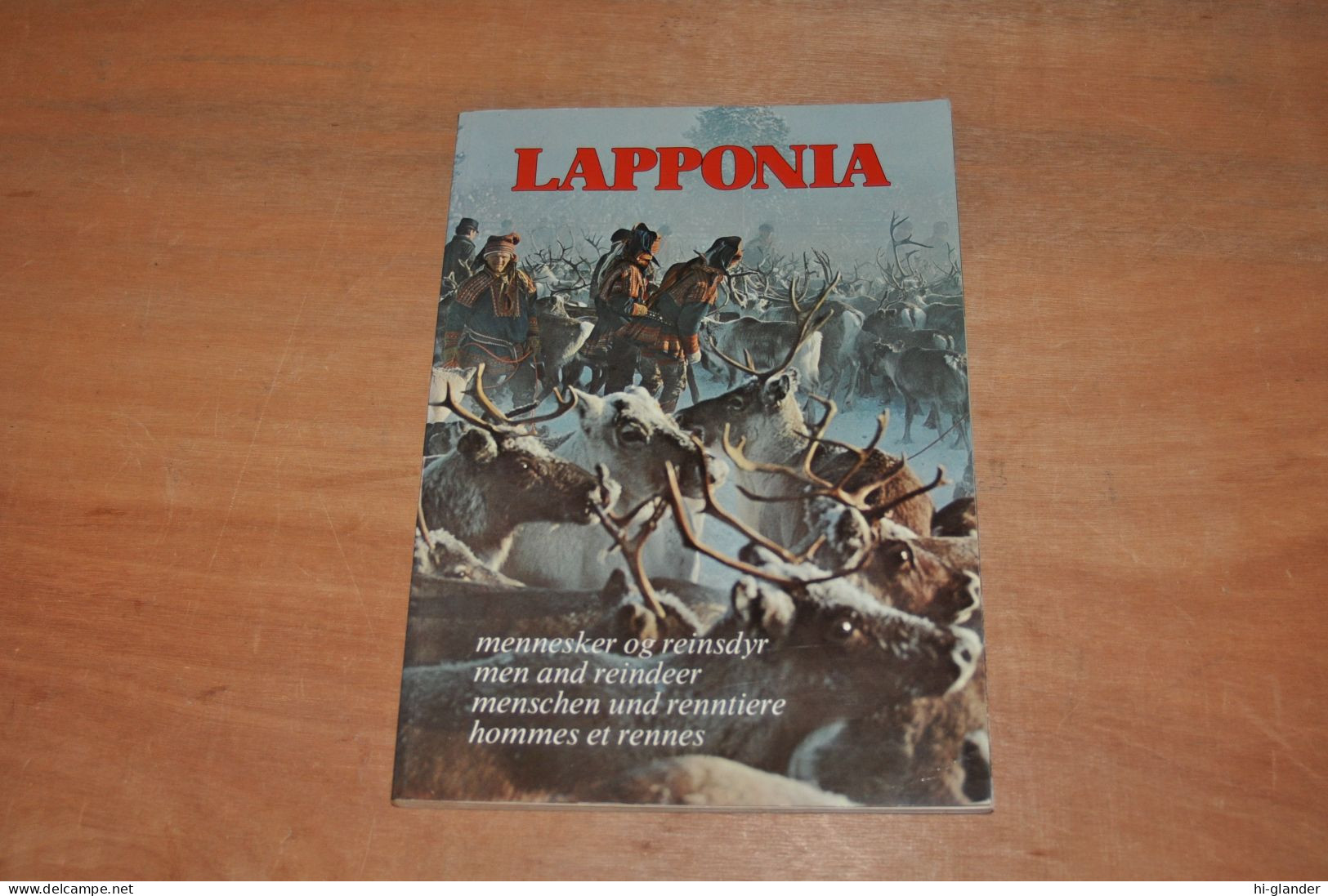 lapponia  , mennesker og reinsdyr ( danois , anglais , français ) hommes et rennes