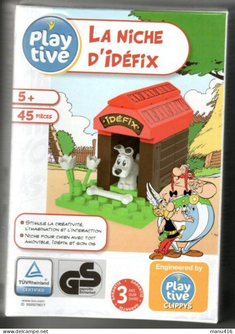 La Niche D'Idéfix ( Astérix ) Playtive Clippys,  Boite Neuve (jamais Ouverte). Voir Les Scans. Port Offert. - Asterix & Obelix