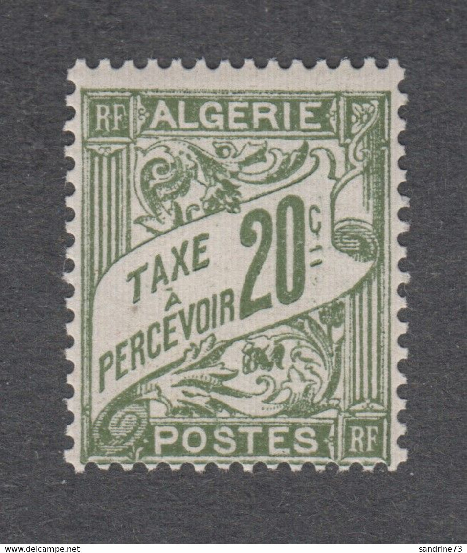 Colonies Françaises - Algérie -Timbres Neufs** Taxe N°3 - Postage Due