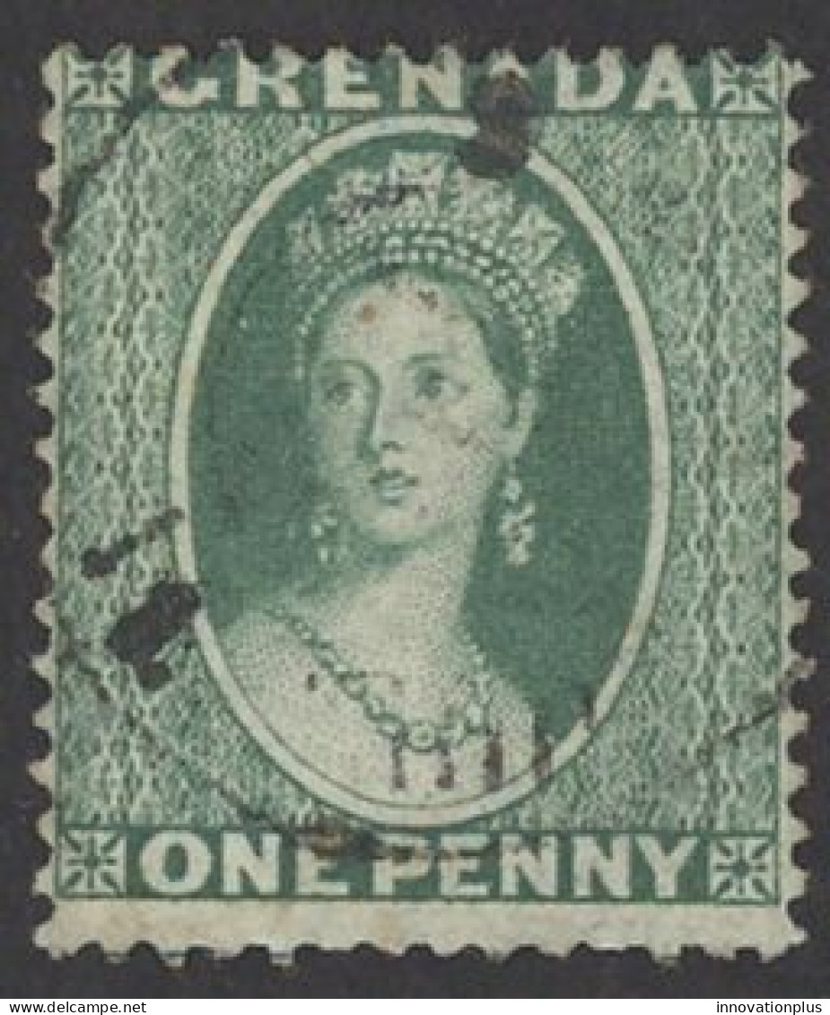 Grenada Sc# 7A Used (a) Perf 14 1875 1p Queen Victoria - Grenade (...-1974)