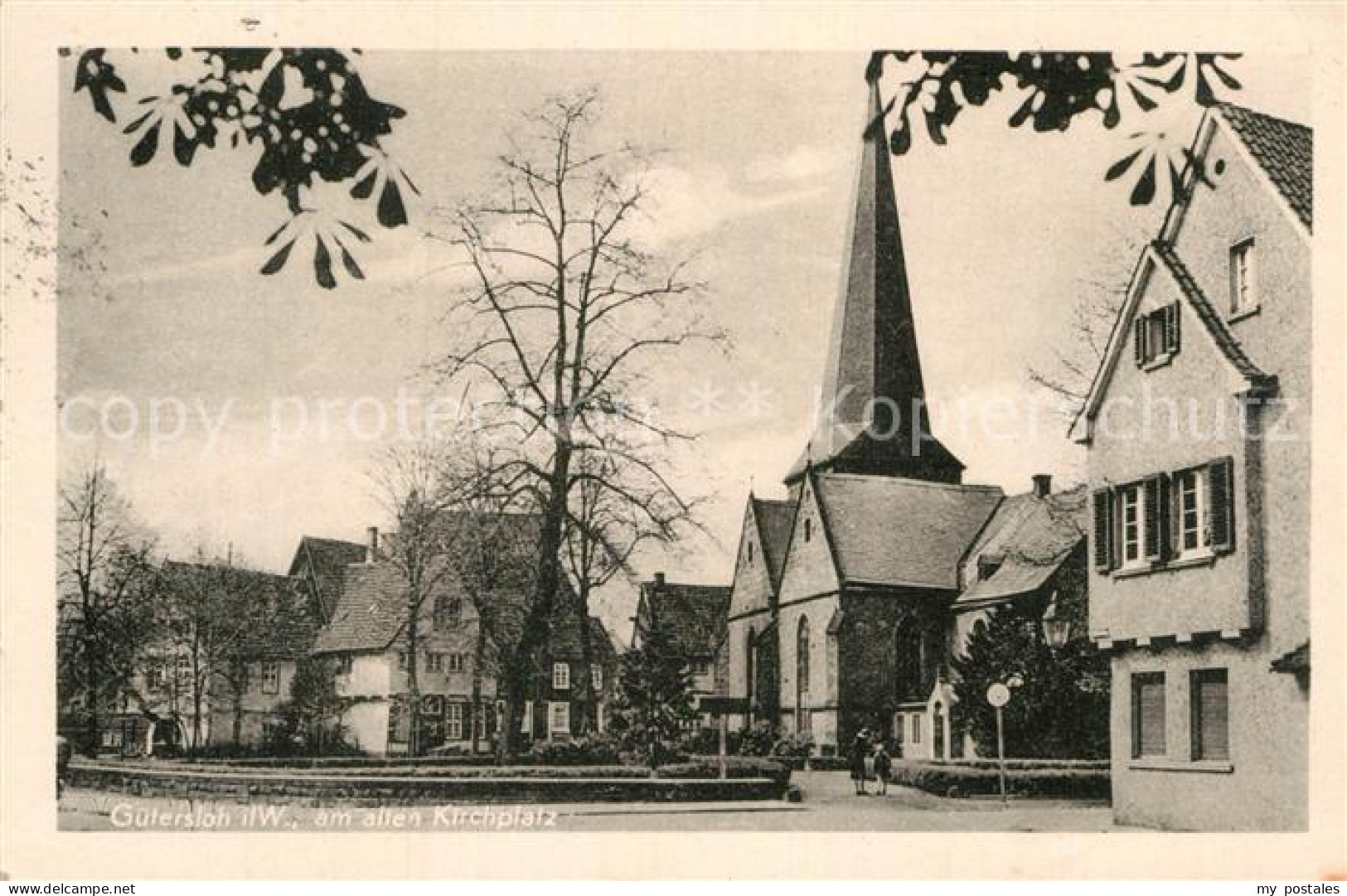 43000400 Guetersloh Alter Kirchplatz Kirche Guetersloh - Guetersloh