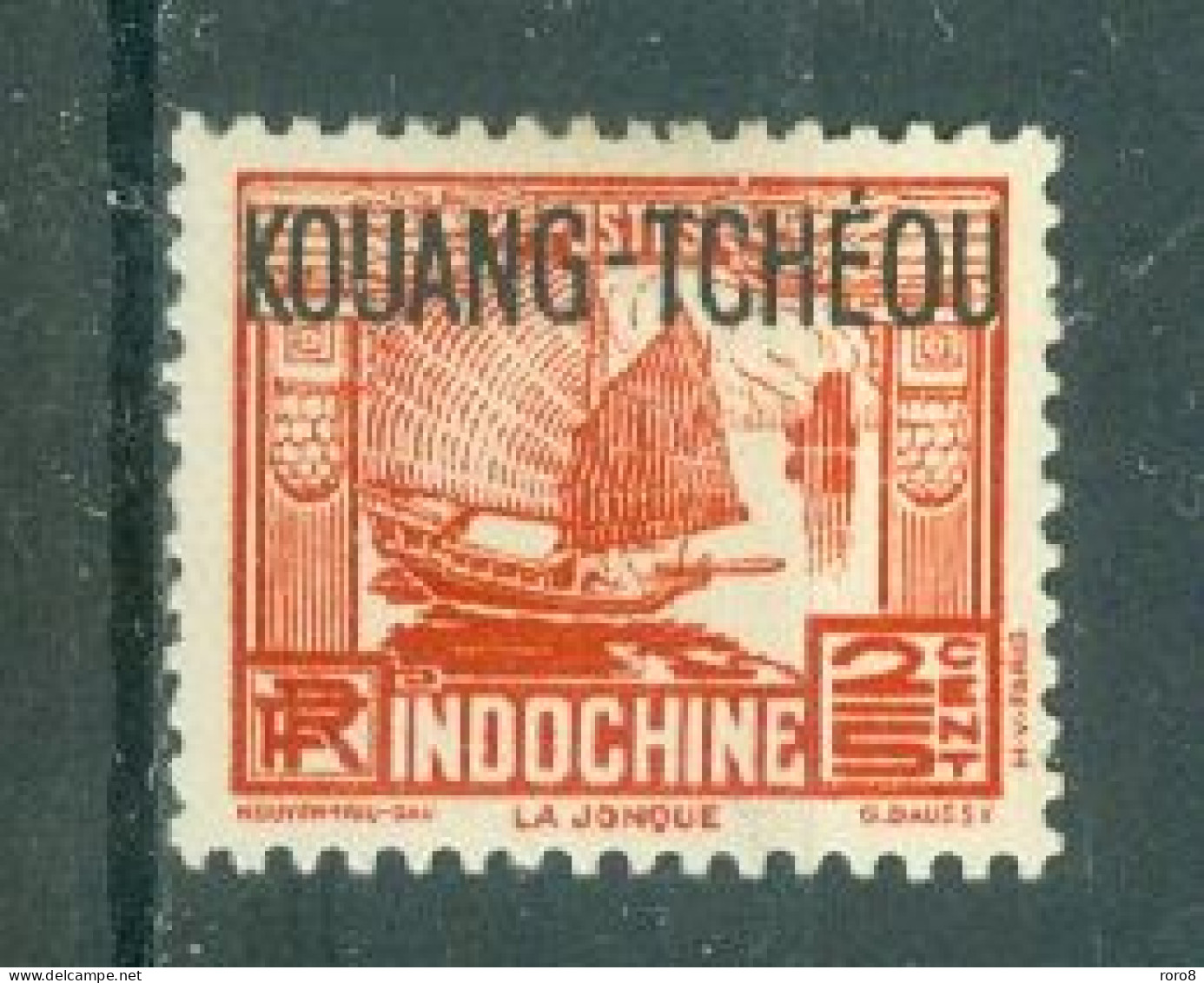 KOUANG-TCHEOU - N°99* MH Trace De Charnière SCAN DU VERSO. Timbres D'Indochine De 1931-39 Surchargés. - Neufs