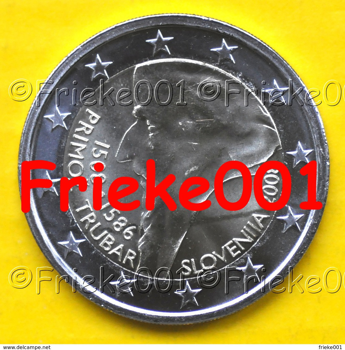 Slovenië - 2 Euro 2008 Comm.(Primoz Trubar) - Slovenia