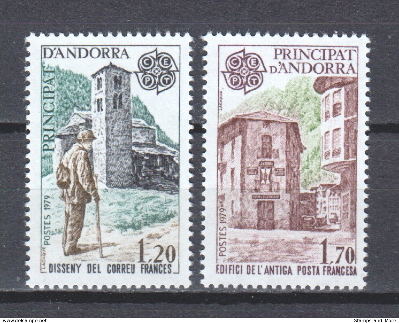 Andorra French 1979 Mi 297-298 MNH EUROPA CEPT - 1979