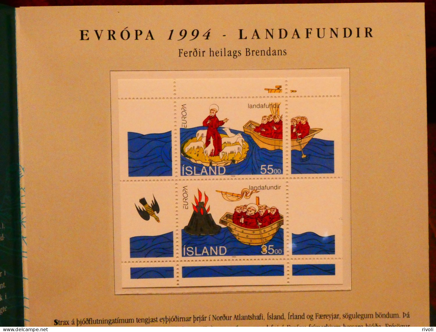 EUROPA CEPT 1994 BF FOROYAR-IRLANDE-ISLAND NEUF MNH** - 1994