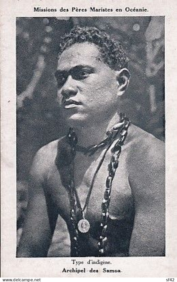 ARCHIPEL DES SAMOA              TYPE D INDIGENES - Samoa