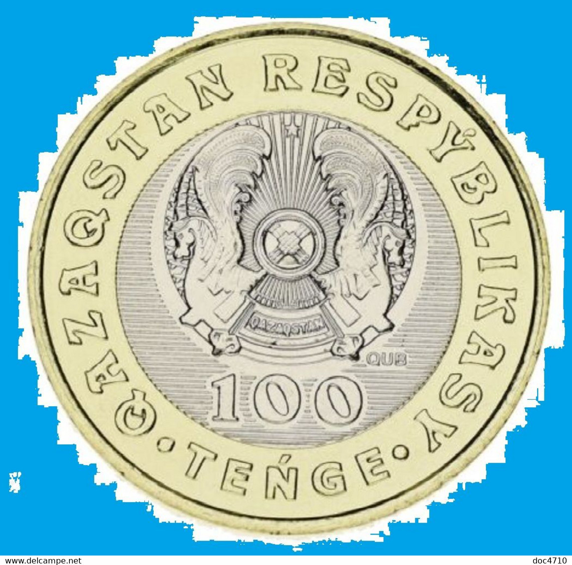 Kazakhstan 100 Tenge 2020, Treasures Of Steppe - Jeti Qazyna, Set7, KM#New, Unc Bi-metallic - Kazakhstan