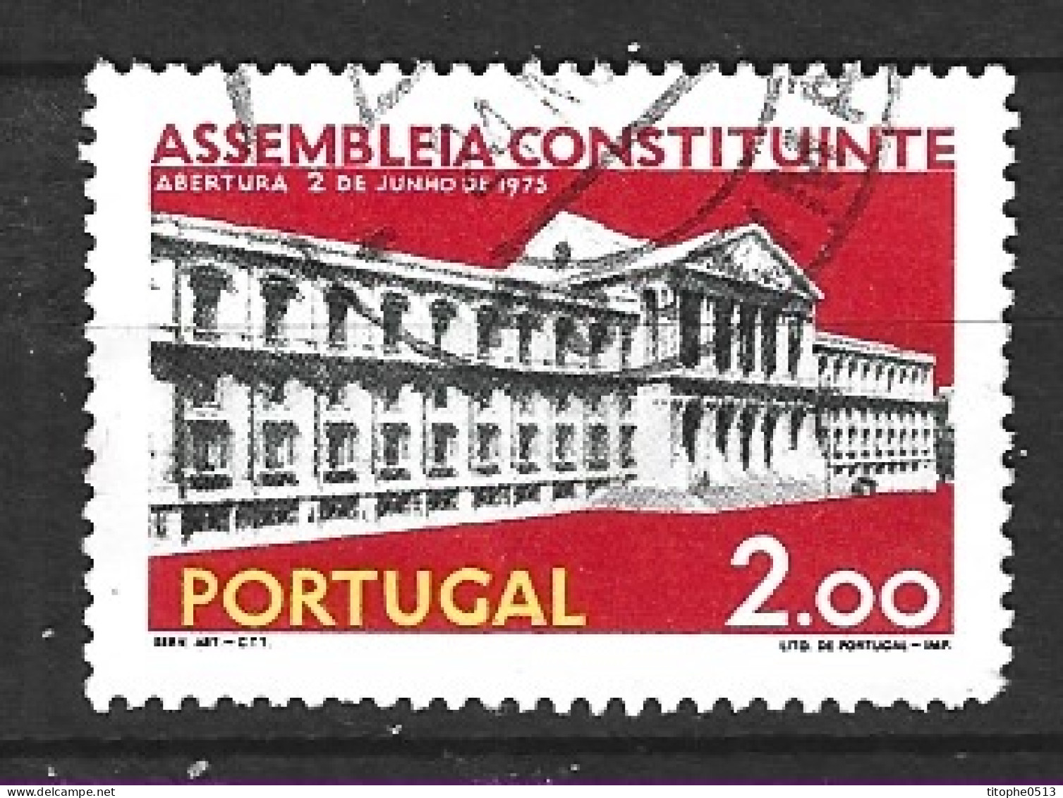 PORTUGAL. N°1263 Oblitéré De 1975. Assemblée Constituante. - Used Stamps