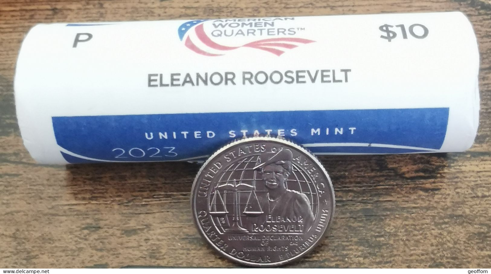 Quarter Dollar USA Eleanor ROOSEVELT - 2023 P - Unc - LIBERTY - American Woman - Ohne Zuordnung