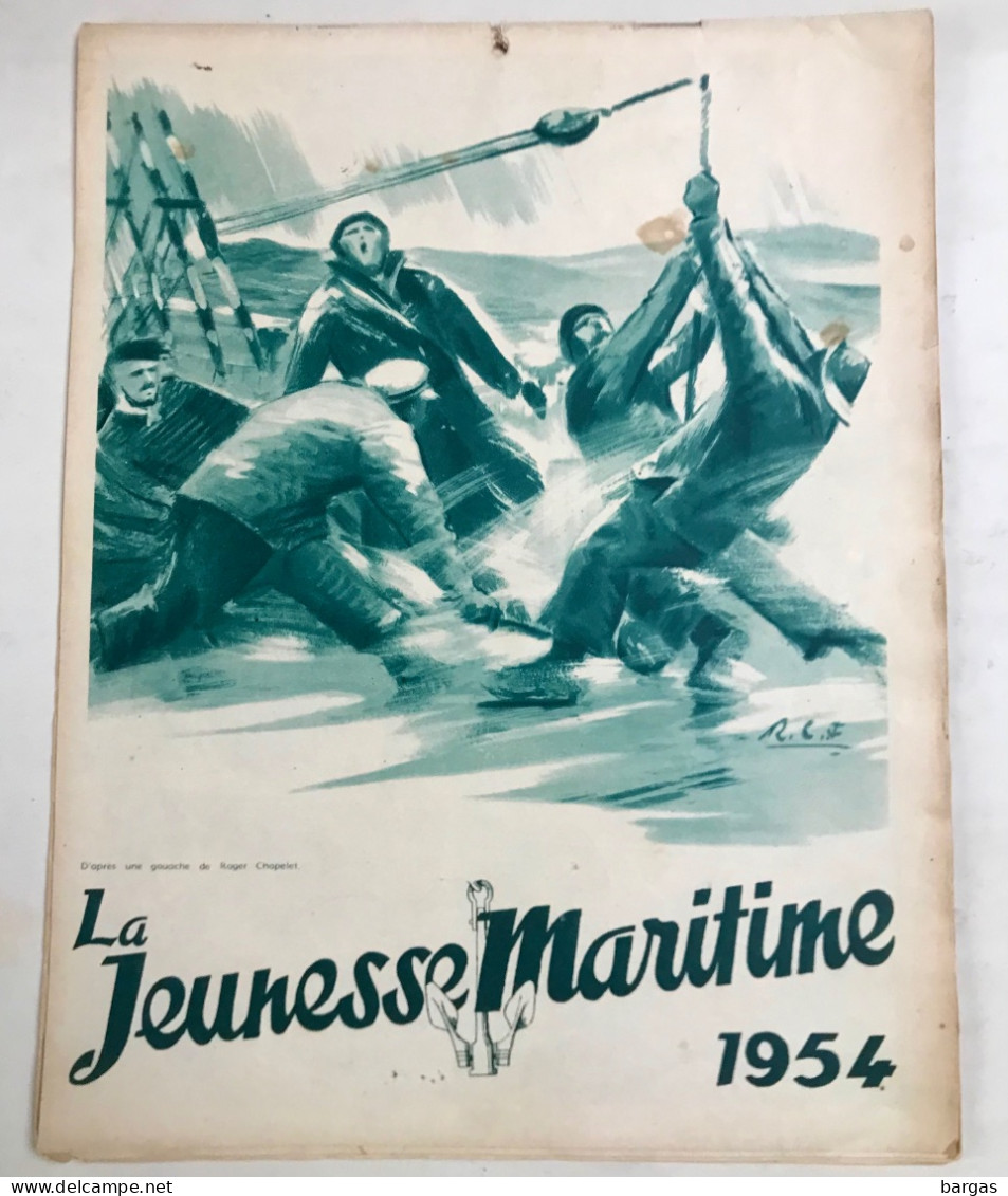 Rare Calendrier Illustré Jeunesse Maritime Catholique JMC Bateau Pêche Pêcheur Heure Coefficient De Marée Port De Brest - Autres & Non Classés