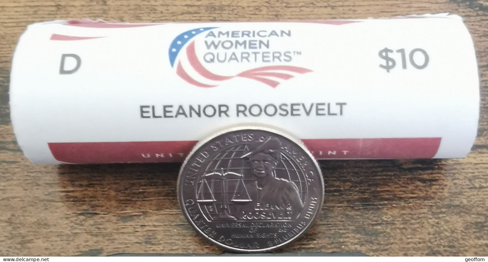 Quarter Dollar USA Eleanor ROOSEVELT - 2023 D - Unc - LIBERTY - American Woman - Sin Clasificación
