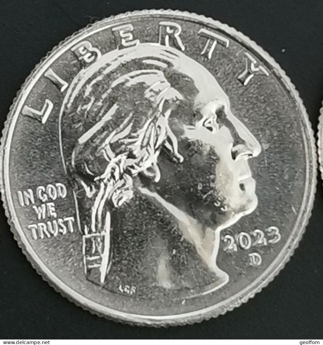 Quarter Dollar USA Edith KANAKA'OLE - 2023 D - Unc - LIBERTY - American Woman - Zonder Classificatie