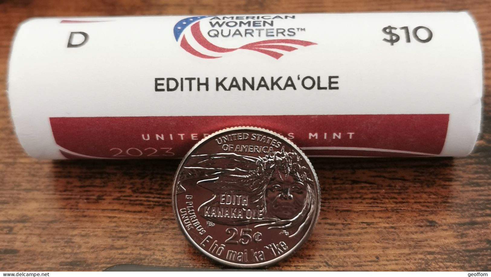 Quarter Dollar USA Edith KANAKA'OLE - 2023 D - Unc - LIBERTY - American Woman - Non Classés