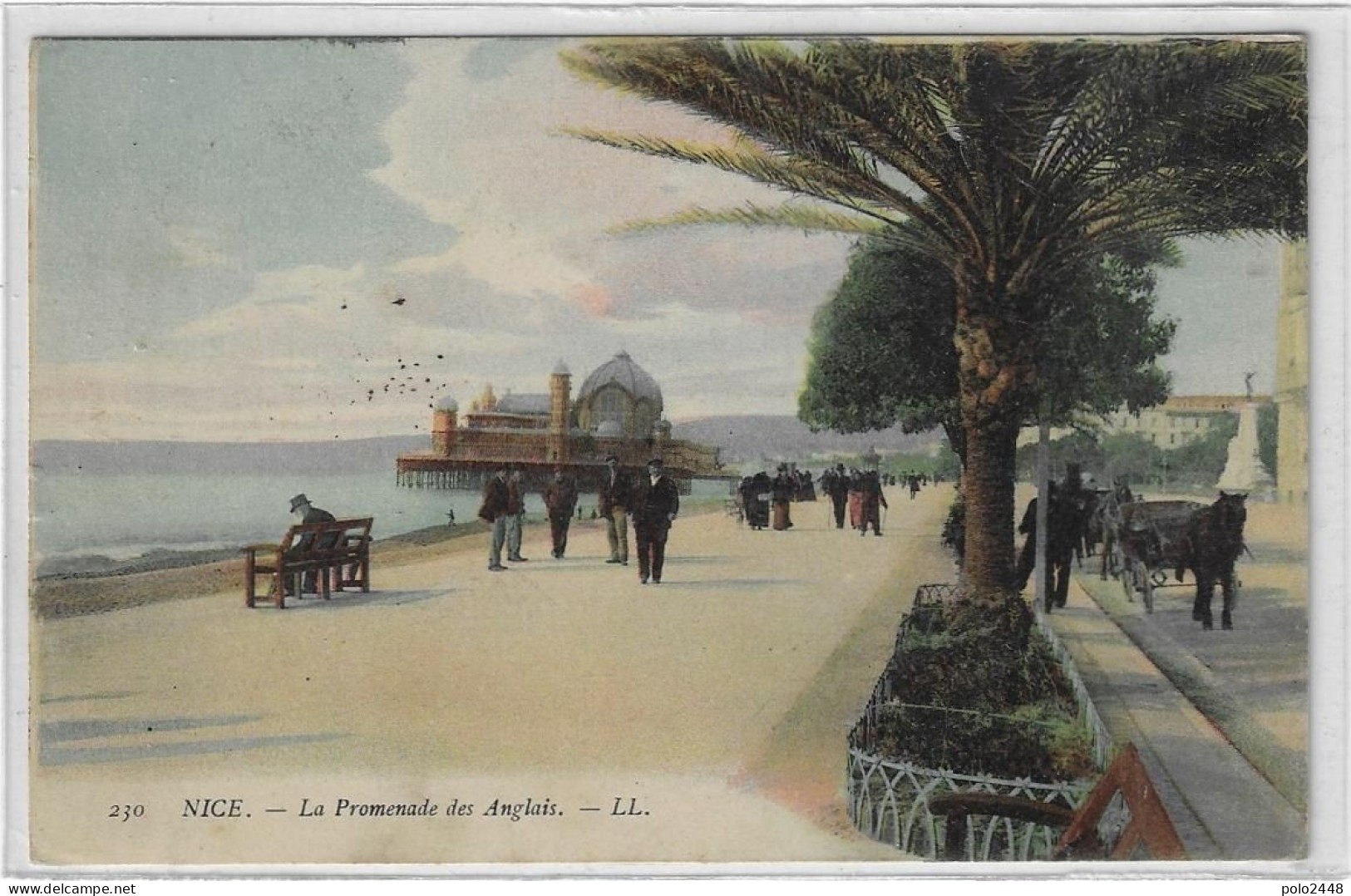 CPA - Nice - La Promenade  Des Anglais - Nice By Night