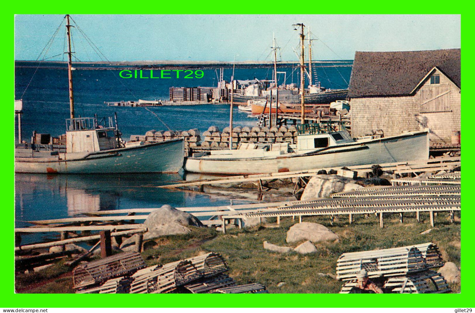 CAPE SABLE, NOVA SCOTIA - H, S, CROCKER CO INC - ANIMATED WITH BOATS - - Other & Unclassified