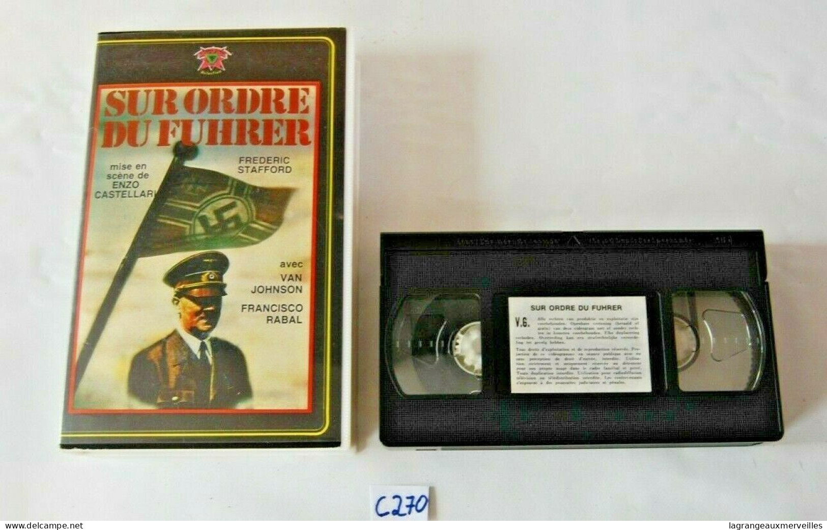 C270 - K7 VIDEO VHS - Sur Ordre Du Furher - Histoire