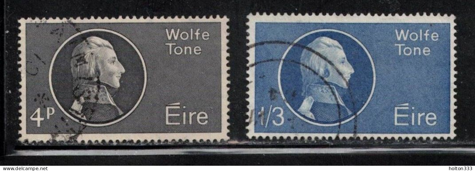 IRELAND Scott # 192-3 Used - Theobald Wolfe Tone - Oblitérés