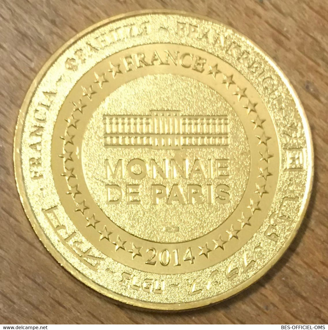 03 ALLIER DOMPIERRE SUR DESBRE LE PAL LE LOUP MDP 2014 MÉDAILLE MONNAIE DE PARIS JETON TOURISTIQUE MEDALS TOKEN COINS - 2014