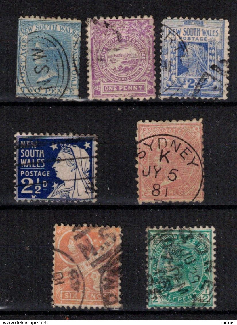 New South Wales          Divers Timbres Oblitérés - Used Stamps