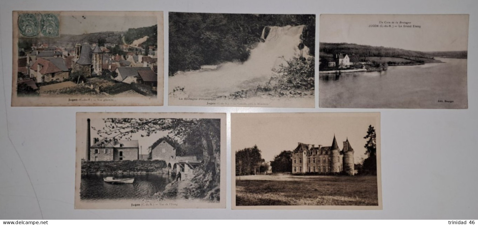 JUGON LES LACS 22 ( LOT DE 5 CARTES POSTALES ) - Jugon-les-Lacs