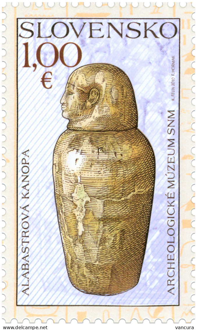 ** 481 Slovakia Joint Issue Of Slovakia And Egypt  Canopic Jar Of Ancient Egypt 2010 - Nuovi