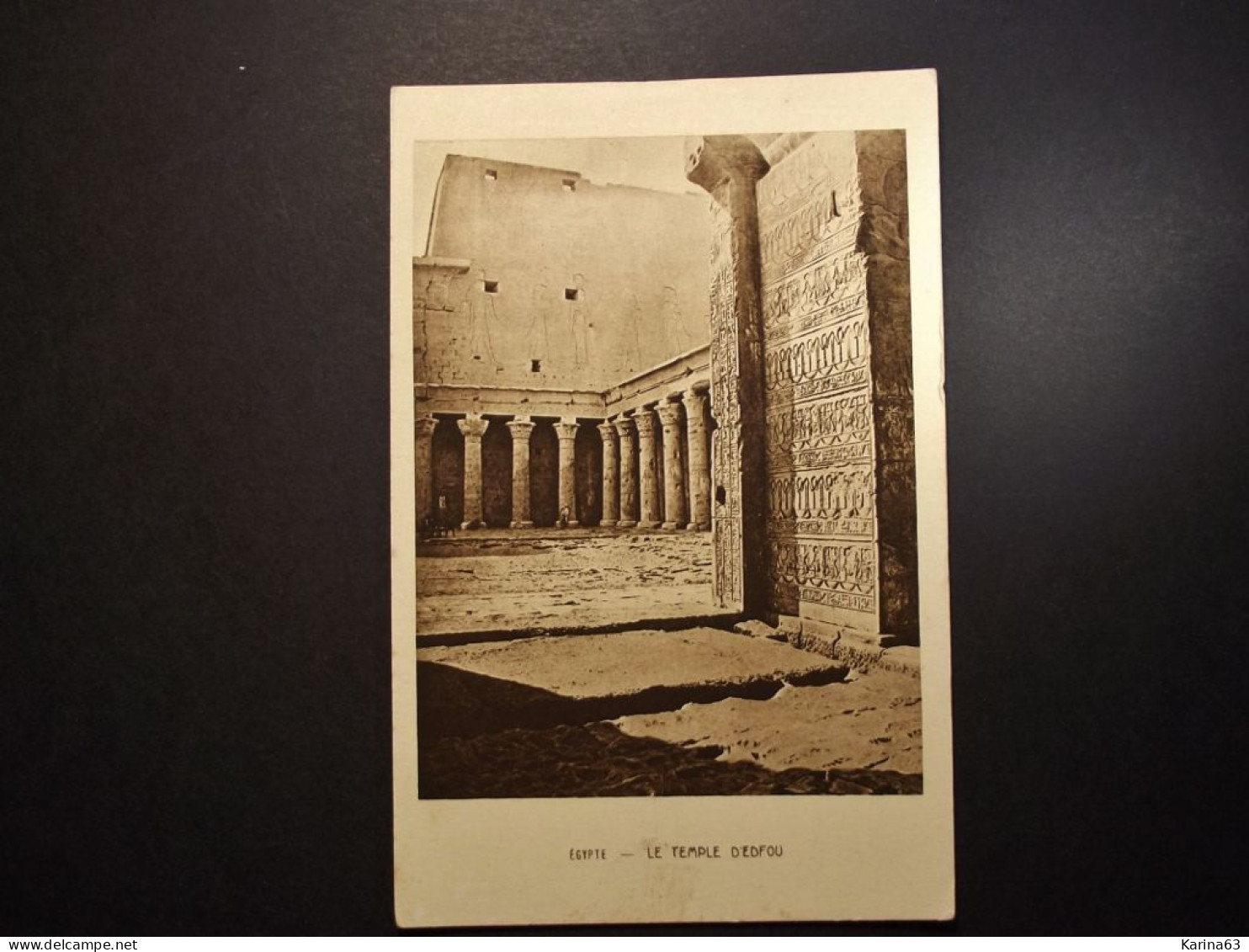 Egypt - LE TEMPLE D' EDFOU - CPA - Used - Idfu