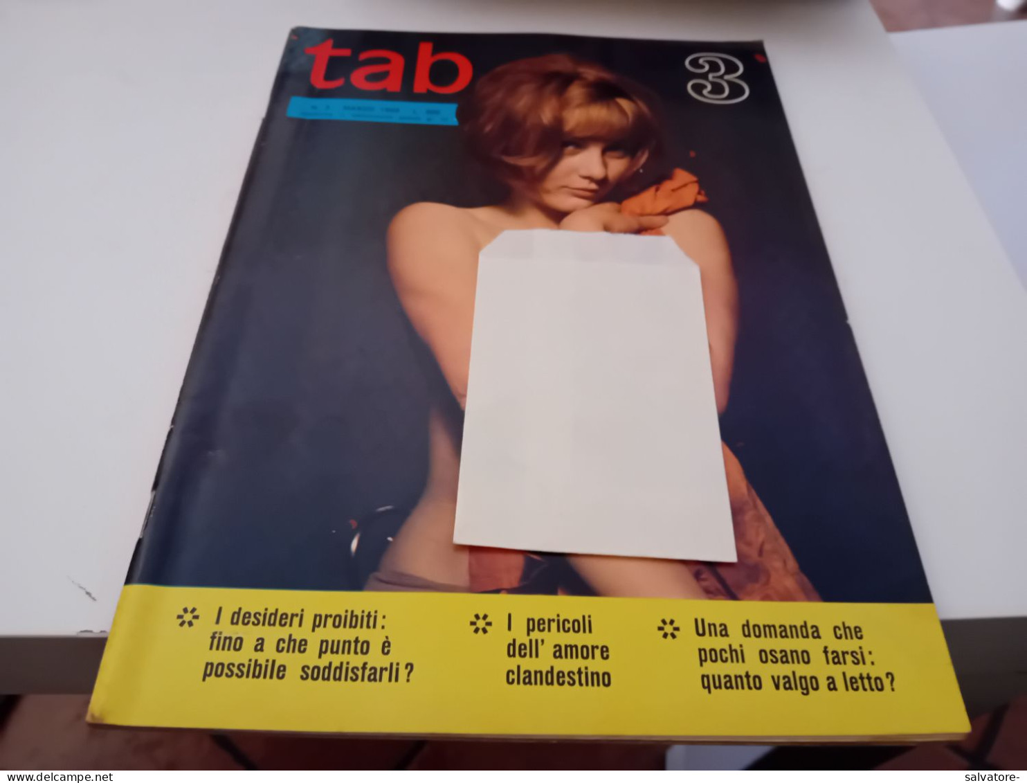 RIVISTA SEX- TAB 3-  1969 - Kino