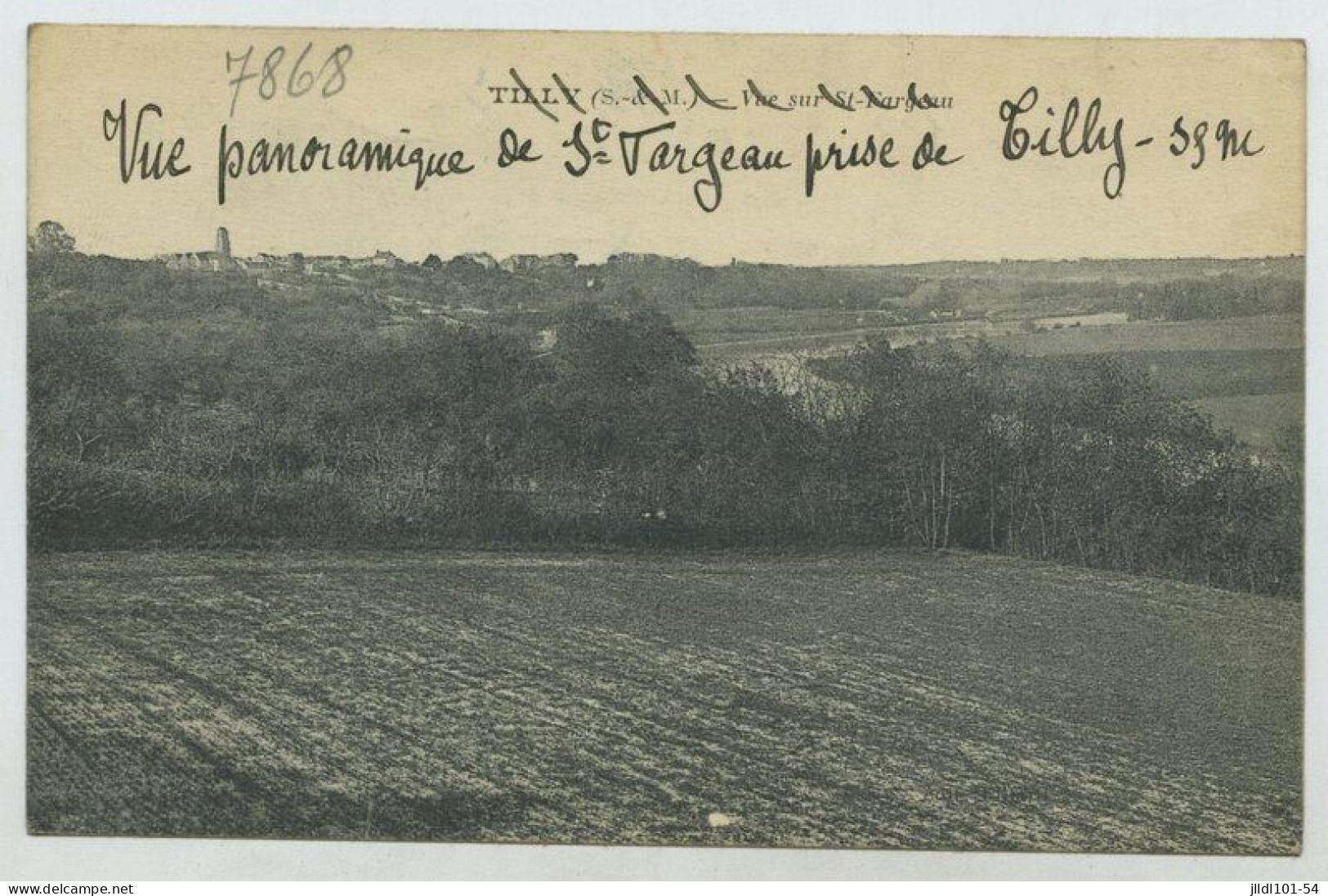 77 - Saint Fargeau, Vue Panoramique Prise De Tilly (lt6) - Saint Fargeau Ponthierry