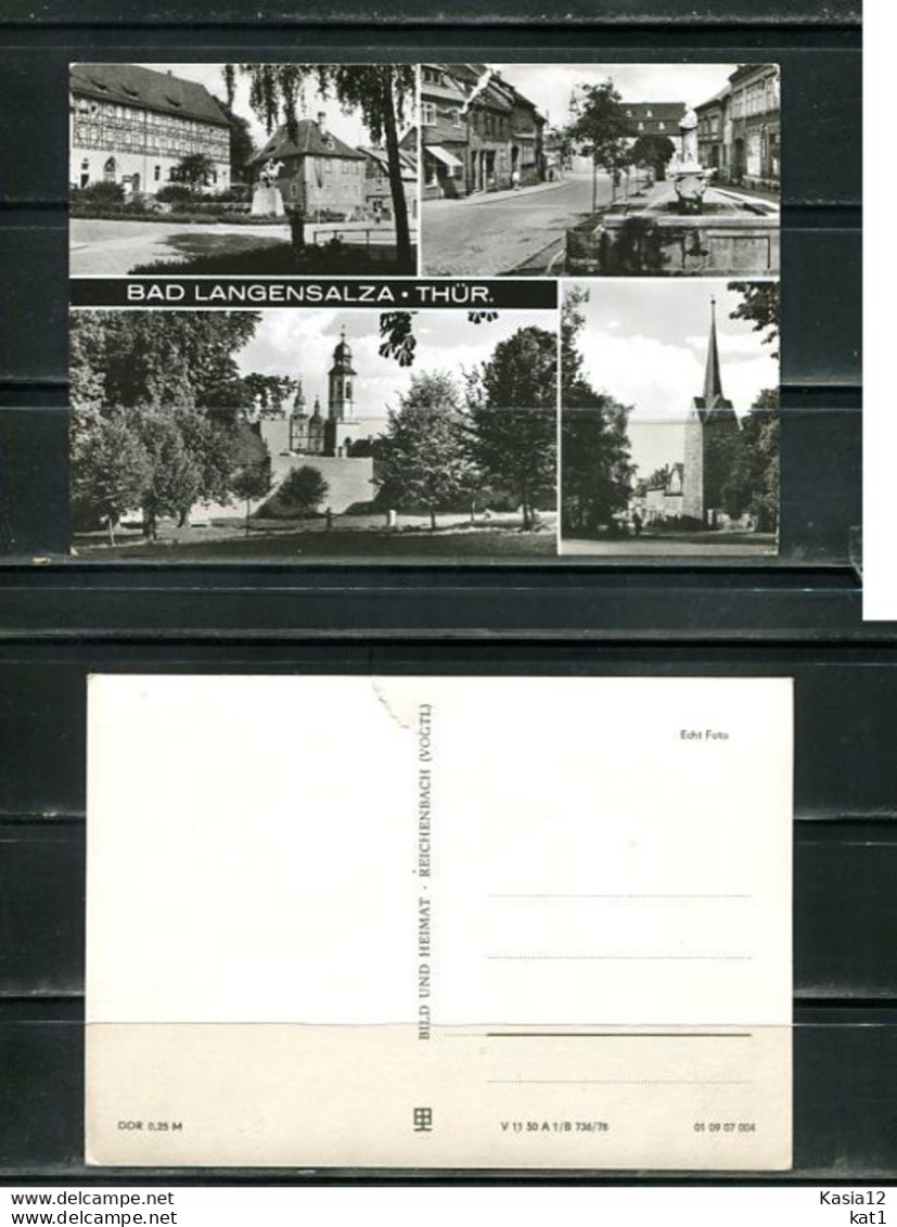 K15856)Ansichtskarte: Bad Langensalza, Mehrbildkarte - Bad Langensalza