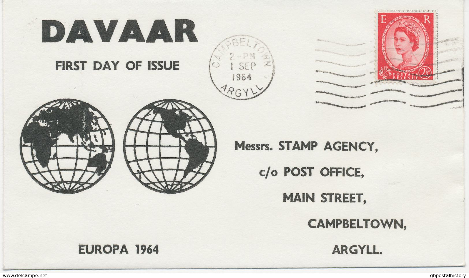 GB Davaar Island COLLECTION 1964/6 7 Different FDC's All Rare EUROPE-CEPT Issues Extremely Rare As Well As Two DIANA FDC - Covers & Documents