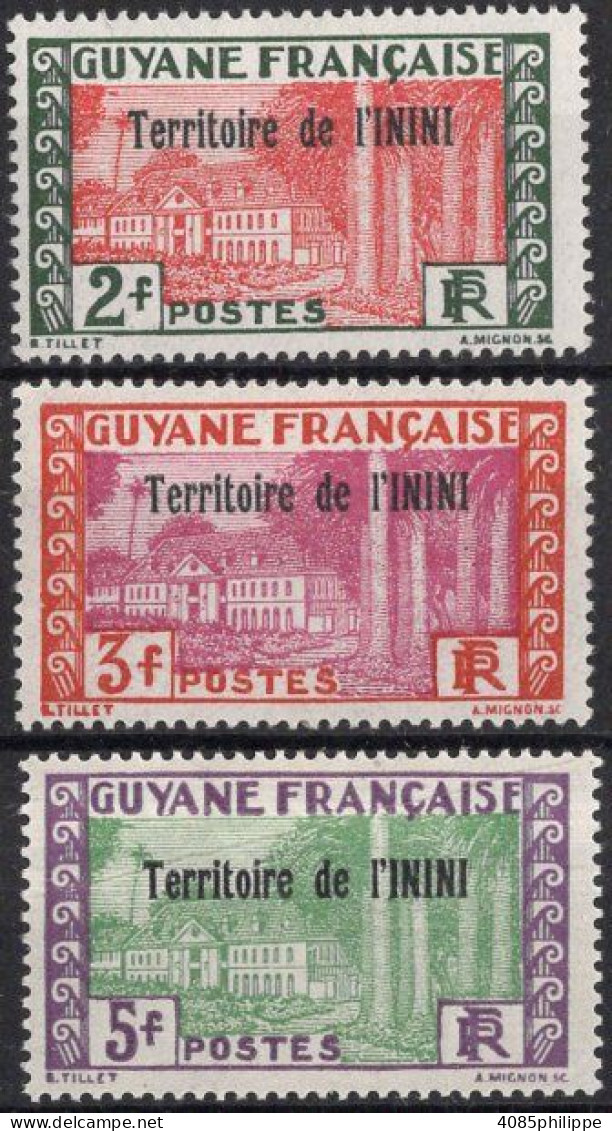 ININI Timbres-Poste N°24* à 26* Neufs Charnières TB Cote : 4€50 - Ongebruikt