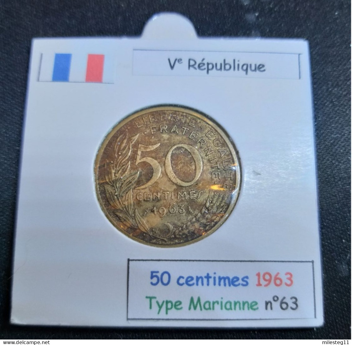France 1963 50 Centimes Type Marianne (réf Gadoury N°427) 4 Plis - 50 Centimes