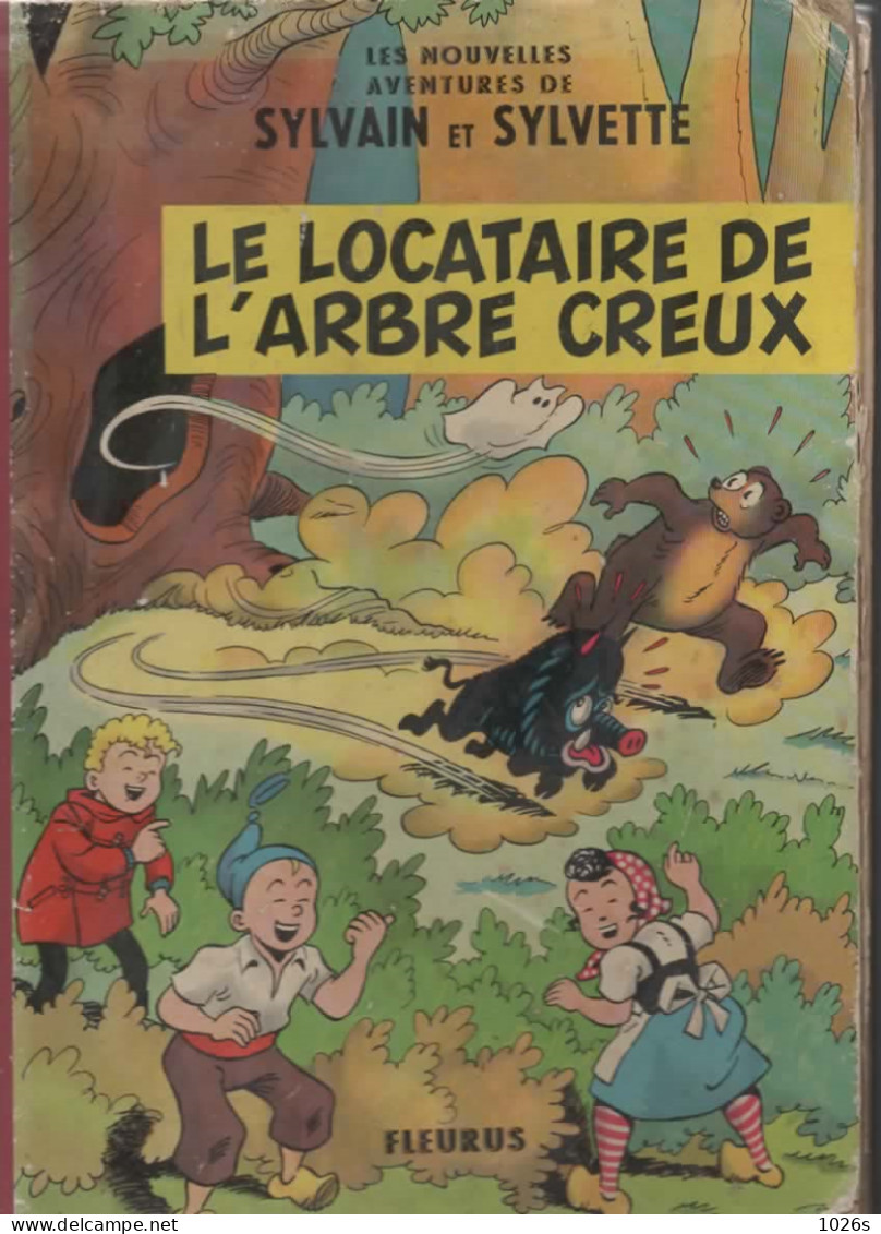 B.D.SYLVAIN ET SYLVETTE - LE LOCATAIRE DE L'ARBRE CREUX - E.O. 1961 - Sylvain Et Sylvette