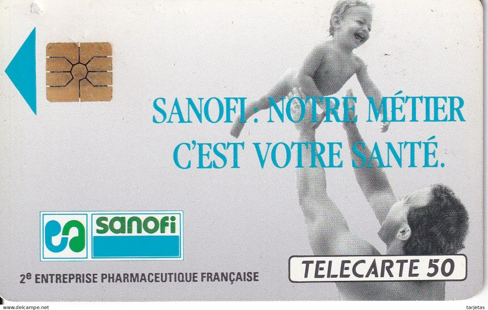 TARJETA DE FRANCIA DE SANOFI DE 50 UNITES - 50 Units