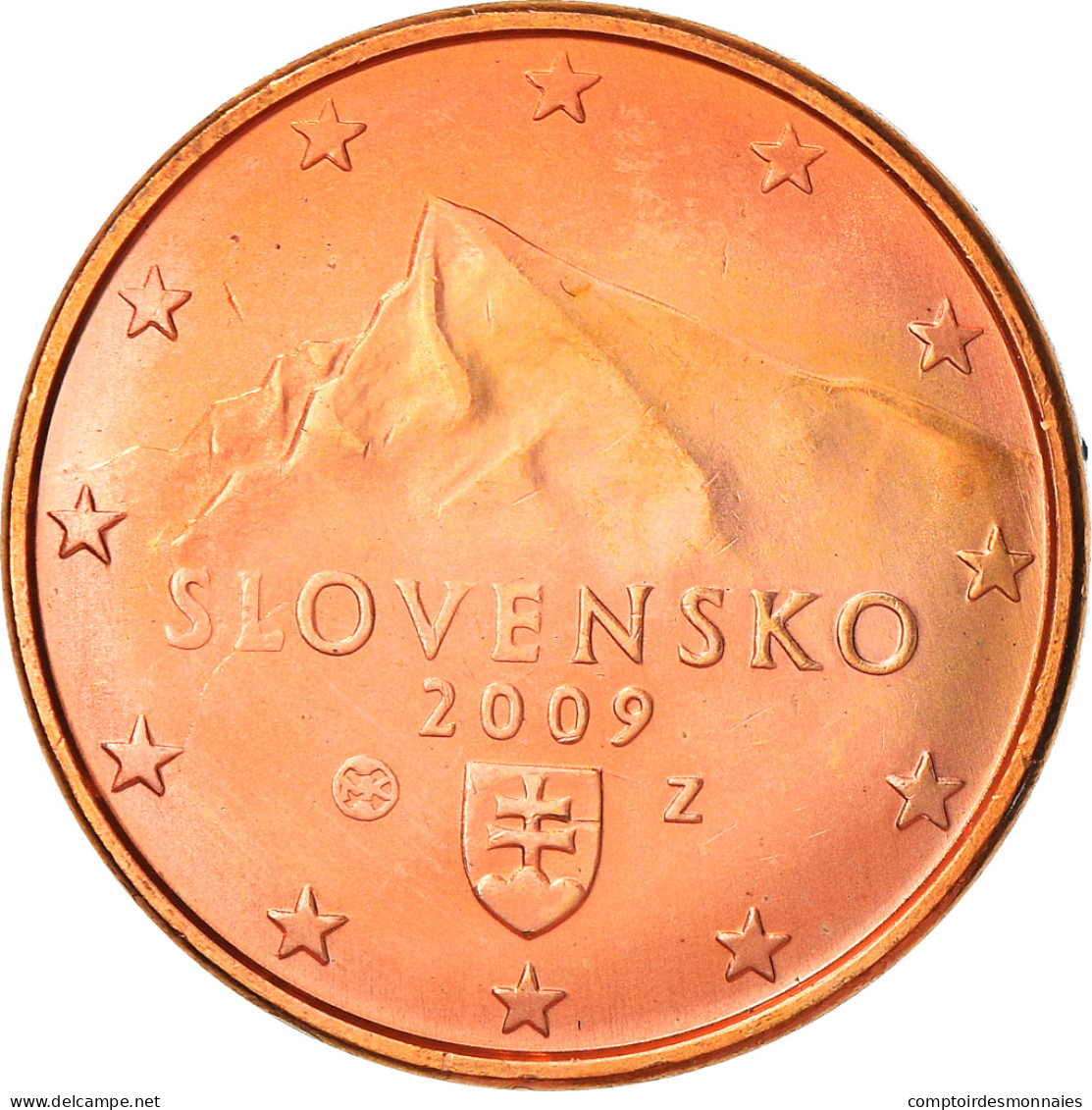 Slovaquie, 5 Euro Cent, 2009, Kremnica, SUP, Copper Plated Steel, KM:97 - Slovaquie