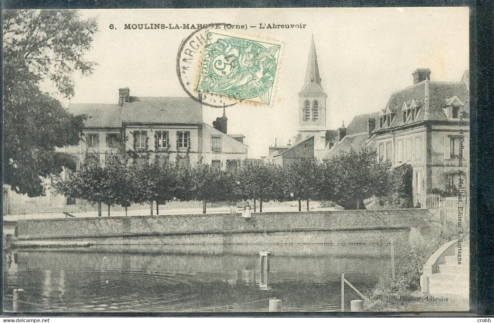 MOULINS LA MARCHE : L'abreuvoir - Moulins La Marche