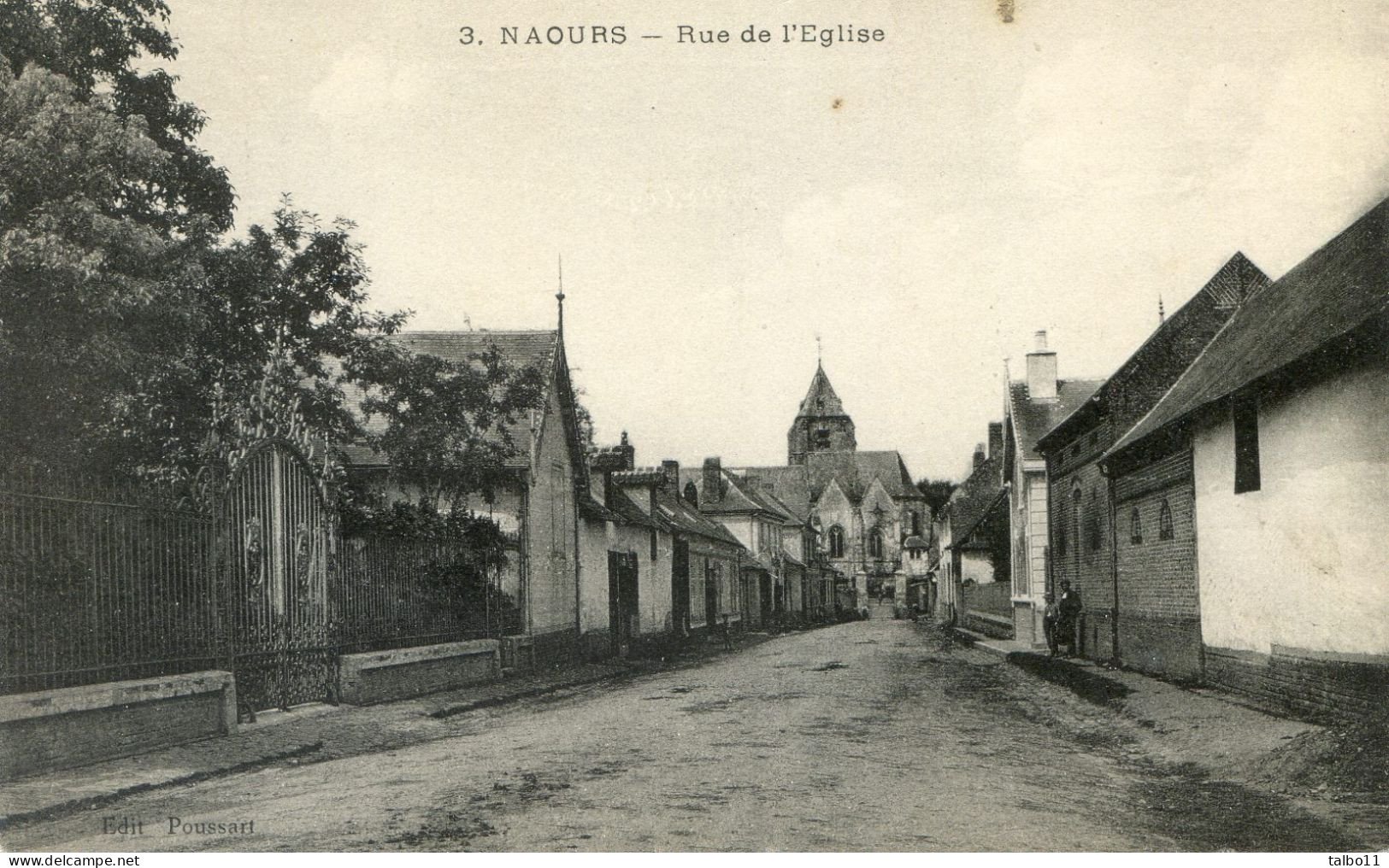 80  - Naours - Rue De L'Eglise - Naours