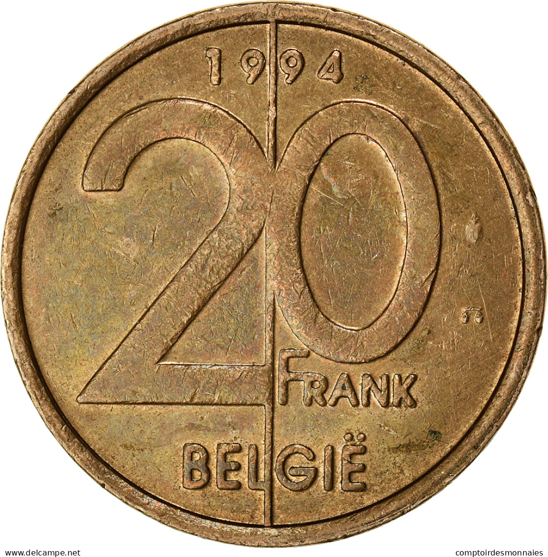 Monnaie, Belgique, Albert II, 20 Francs, 20 Frank, 1994, Bruxelles, TB+ - 20 Frank