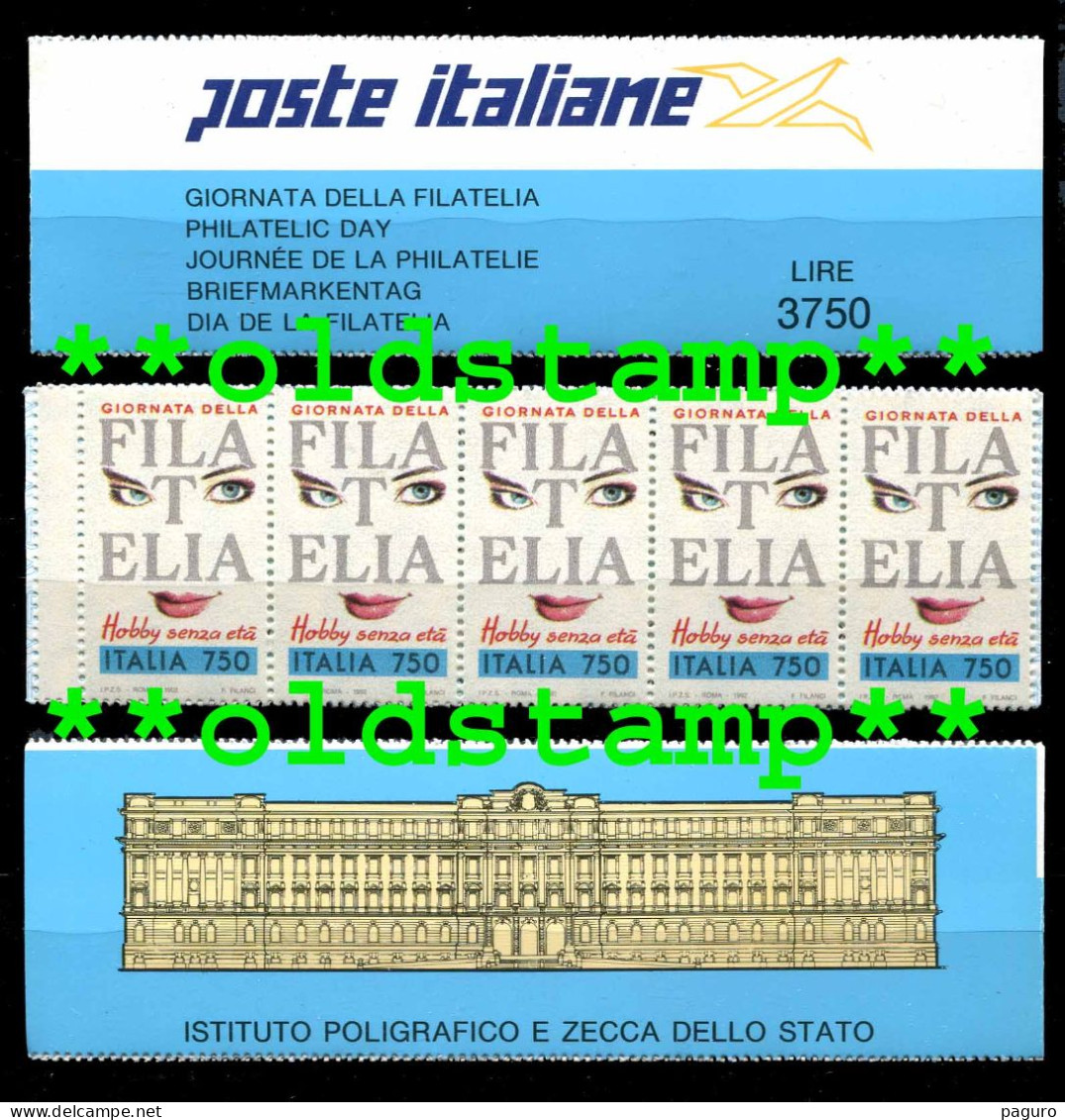 ITALIA 1992 Libretto Carnet Giornata Della Filatelia Integro MNH ** Libretti - Booklets