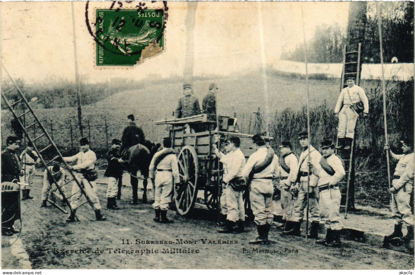 CPA Mont-Valerien Telegraphie Militaire FRANCE (1372449) - Mont Valerien