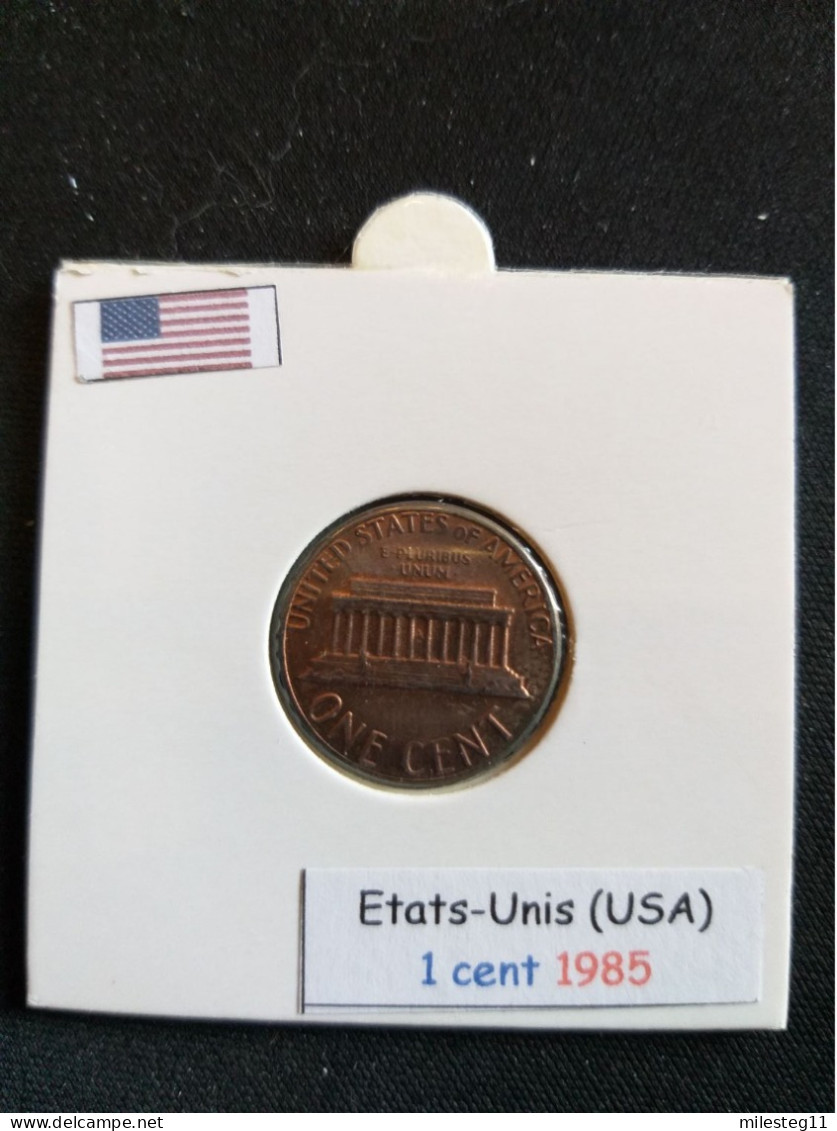 Etats-Unis 1 Cent 1985 - 1959-…: Lincoln, Memorial Reverse