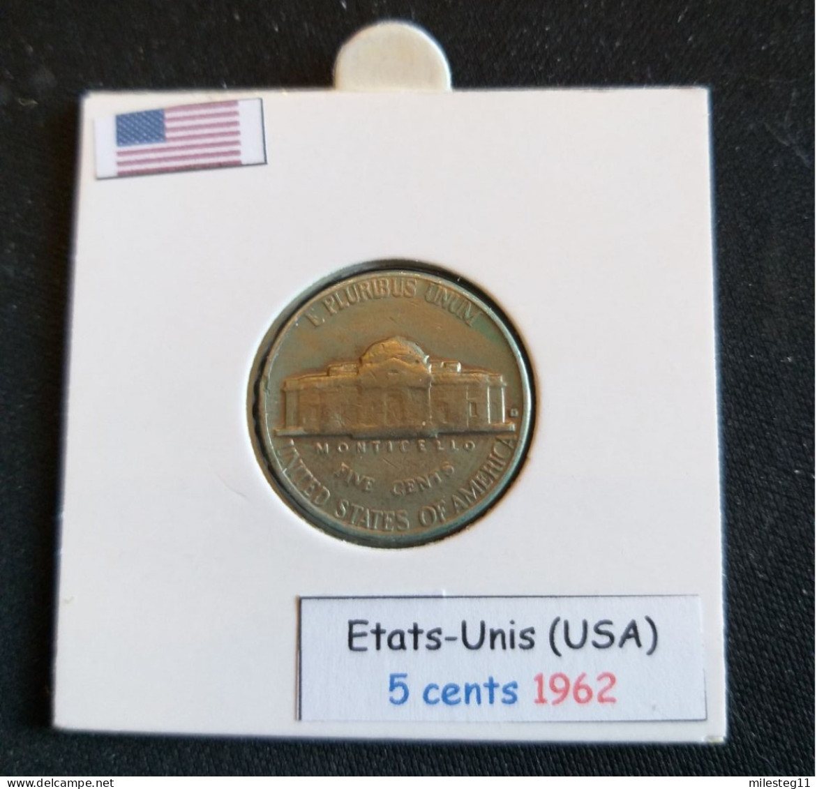Etats-Unis 5 Cents 1962 - 1938-…: Jefferson
