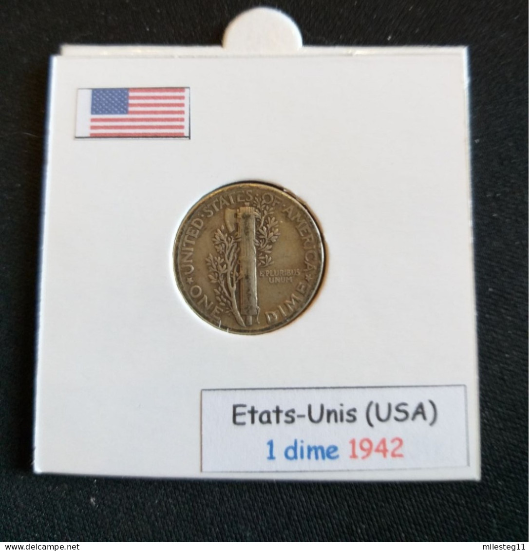 Etats-Unis 1 Dime 1942 - 1916-1945: Mercury