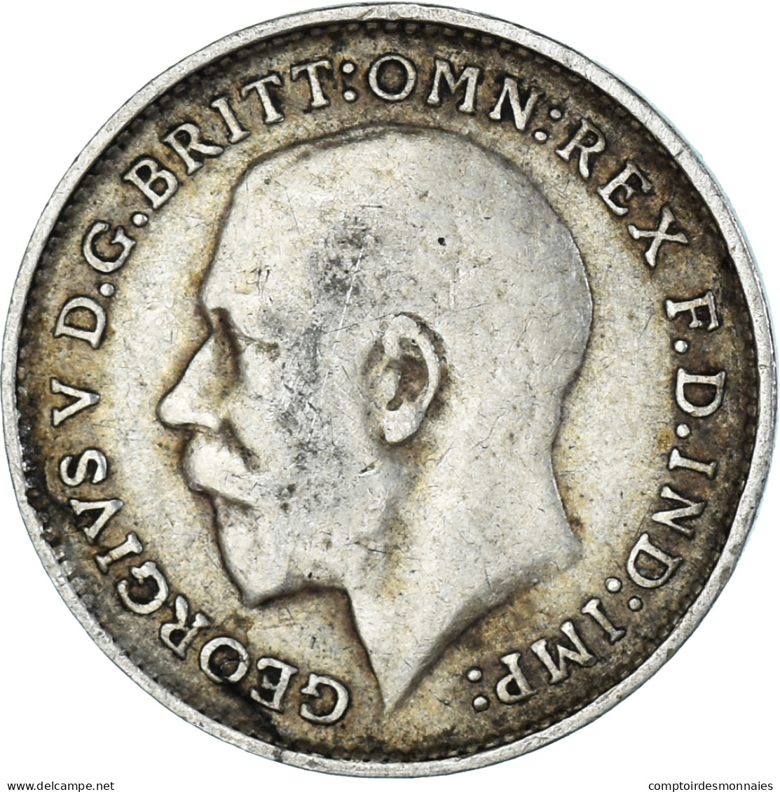 Monnaie, Grande-Bretagne, George V, 3 Pence, 1912, TTB, Argent, KM:813 - F. 3 Pence