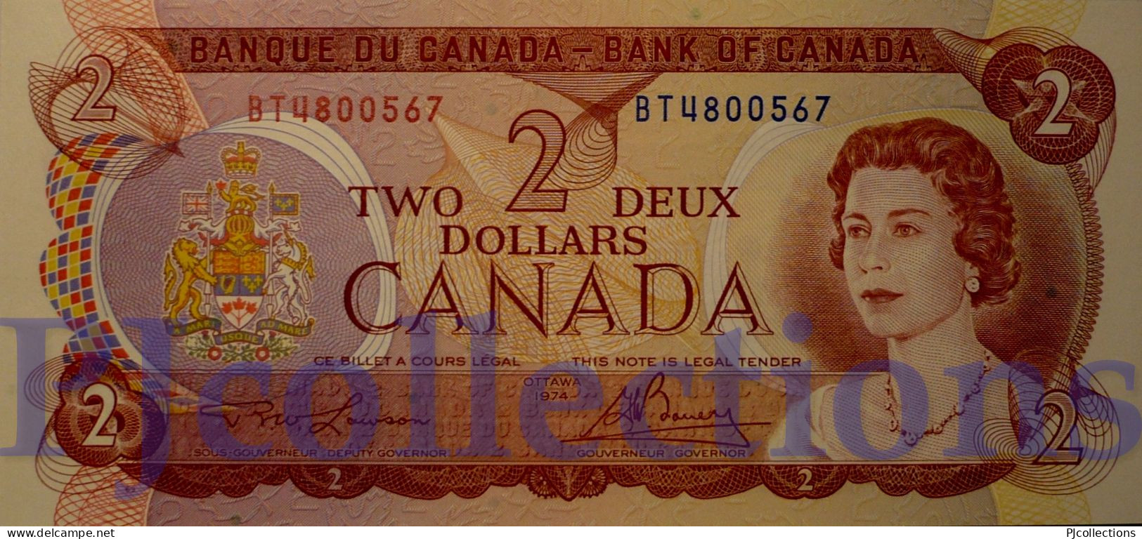CANADA 2 DOLLARS 1974 PICK 86a UNC - Canada