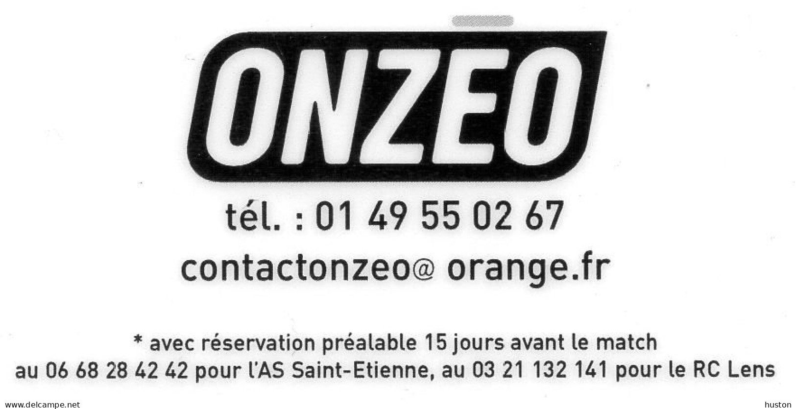 ASSE - CHAMPIONNAT DE FRANCE LIGUE 1 - SAISON 2006/2007 - CARTE VIP - Sonstige & Ohne Zuordnung