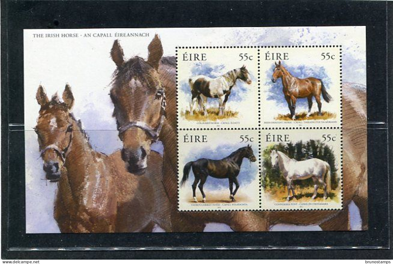 IRELAND/EIRE - 2011  HORSES  MS   MINT NH - Blocs-feuillets